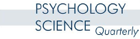 PSYCHOLOGY SCIENCE Quarterly